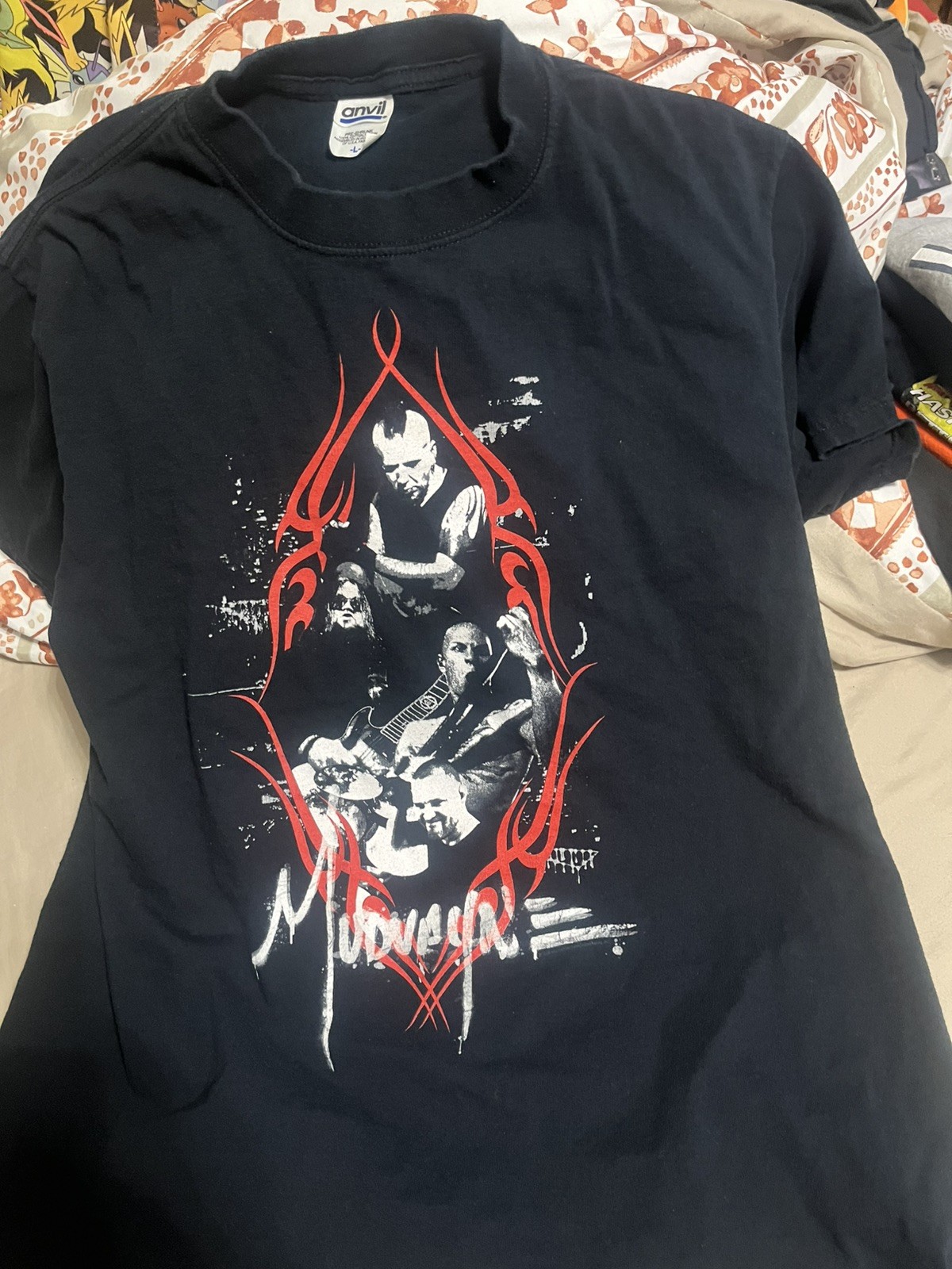 Vintage Mudvayne Band Graphic T-Shirt large Y2K Nu-Metal Progressive Rock Music