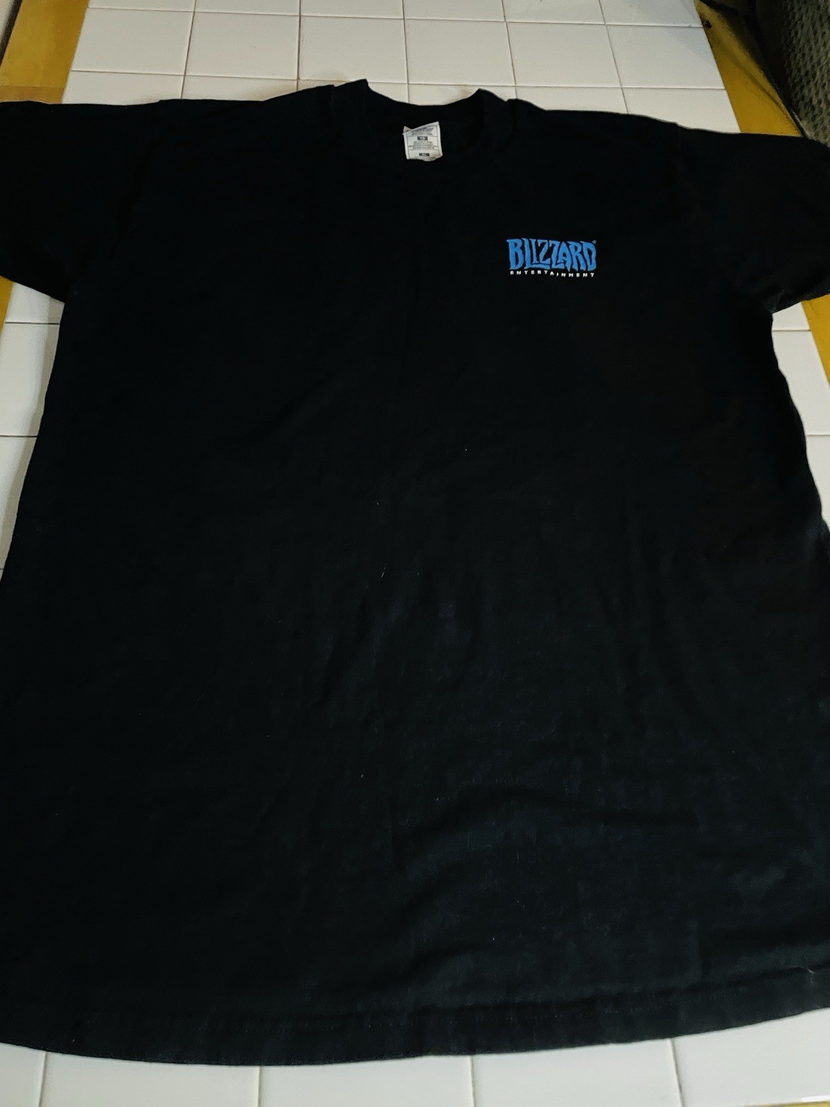 Vintage 1998 StarCraft Game T Shirt XL Black Double Sided Blizzard PC Gaming Tee