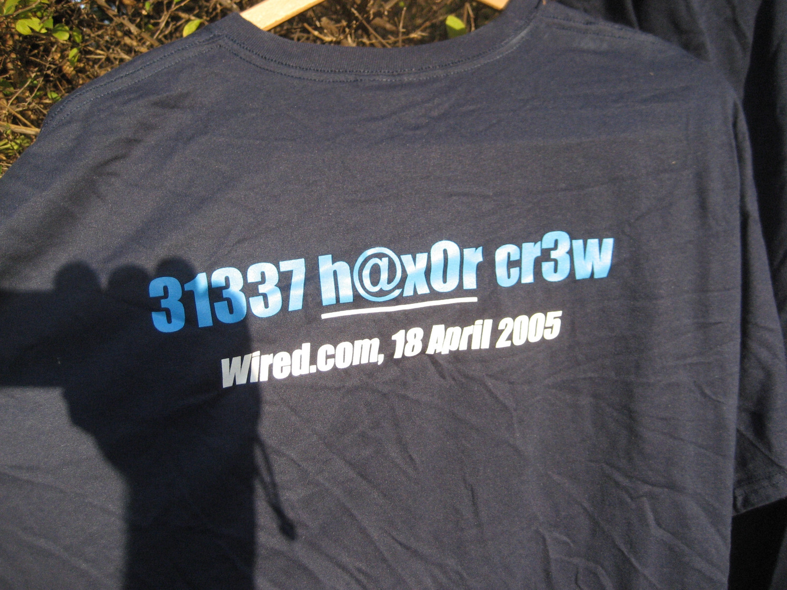 DEFCON Clan JFCNNW tshirt mens size XL NEW blue 2 sided