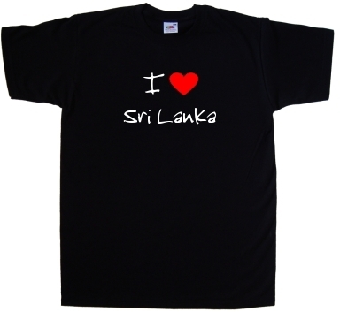 I Love Heart Sri Lanka T-Shirt