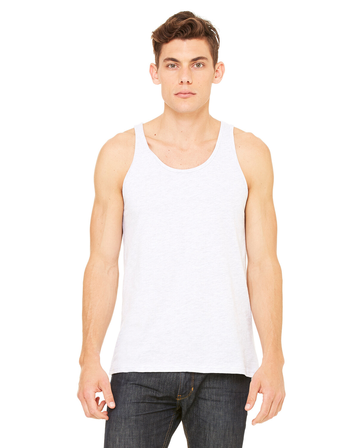 Bella + Canvas Unisex 100% Combed & Ringspun Cotton Jersey Tank Tee 3480 XS-2XL
