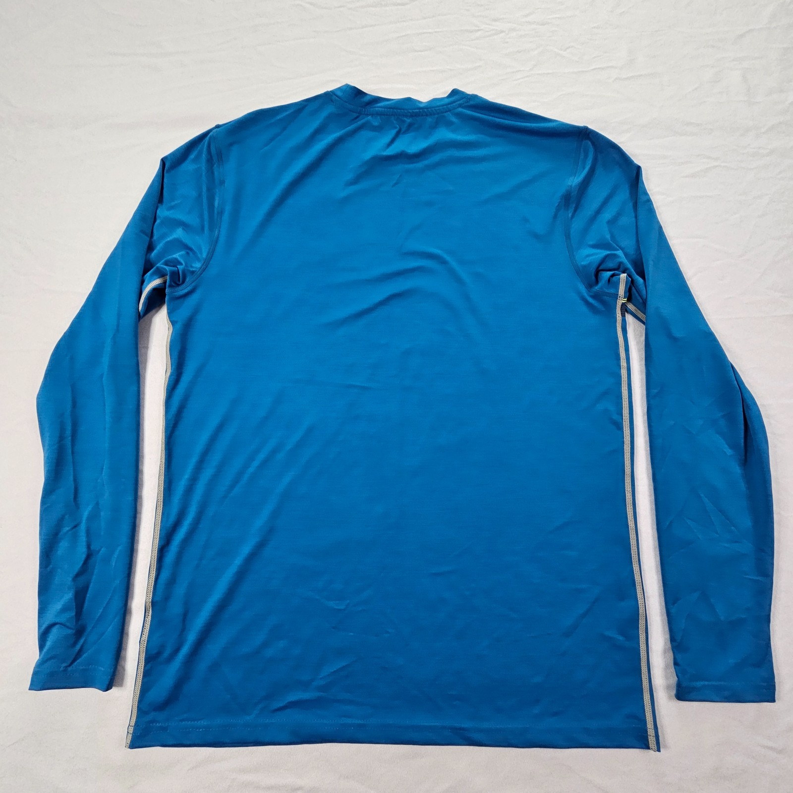 Gerry Blue Long Sleeve Polyester Spandex Performance T-Shirt Men’s M