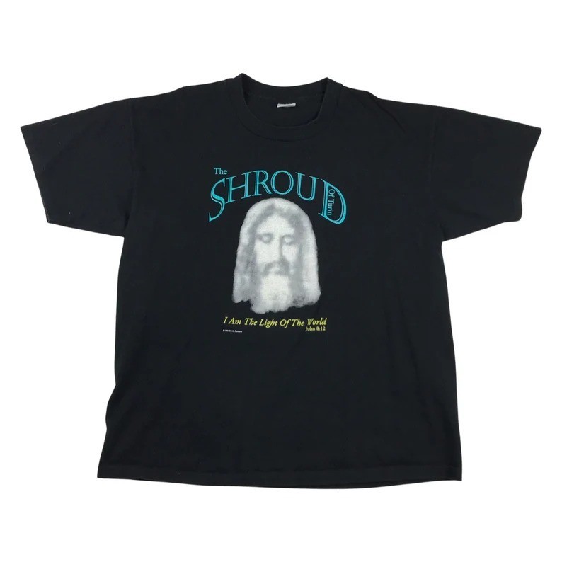 The Shroud Of Turin T-shirt Jesus Christ Light Of The World Bible Verse Faith