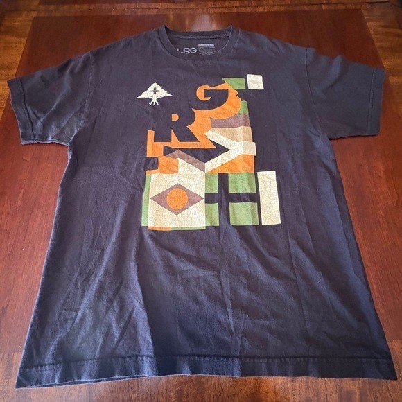 LRG Graphic T Shirt Large Streetwear Skate Hip Hop Logo Tee