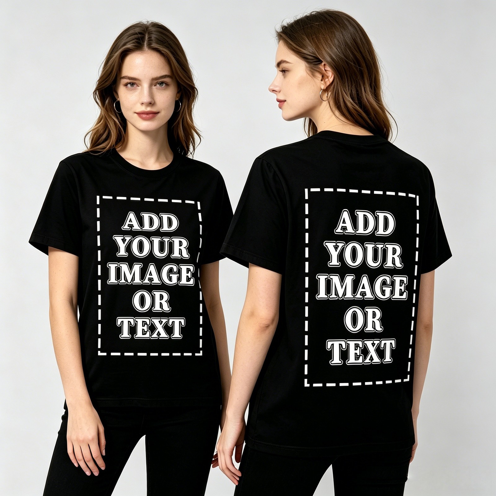 Personalized Custom T-Shirt Printing with your photo, text, logo, anything New