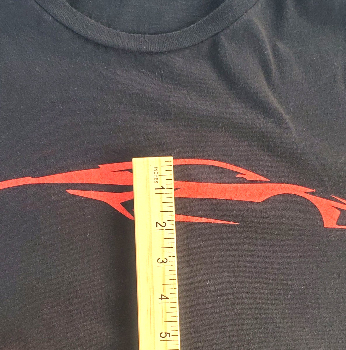 Chevrolet Corvette C8 Z06 Silhouette T Shirt Mens Large Black District