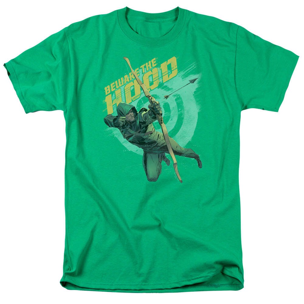 Arrow Beware Licensed Adult Unisex T-Shirt Regular Fit Tee SM-4X