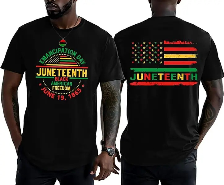 Juneteenth Shirt for Men 1865 Celebrate African American Freedom Tshirts