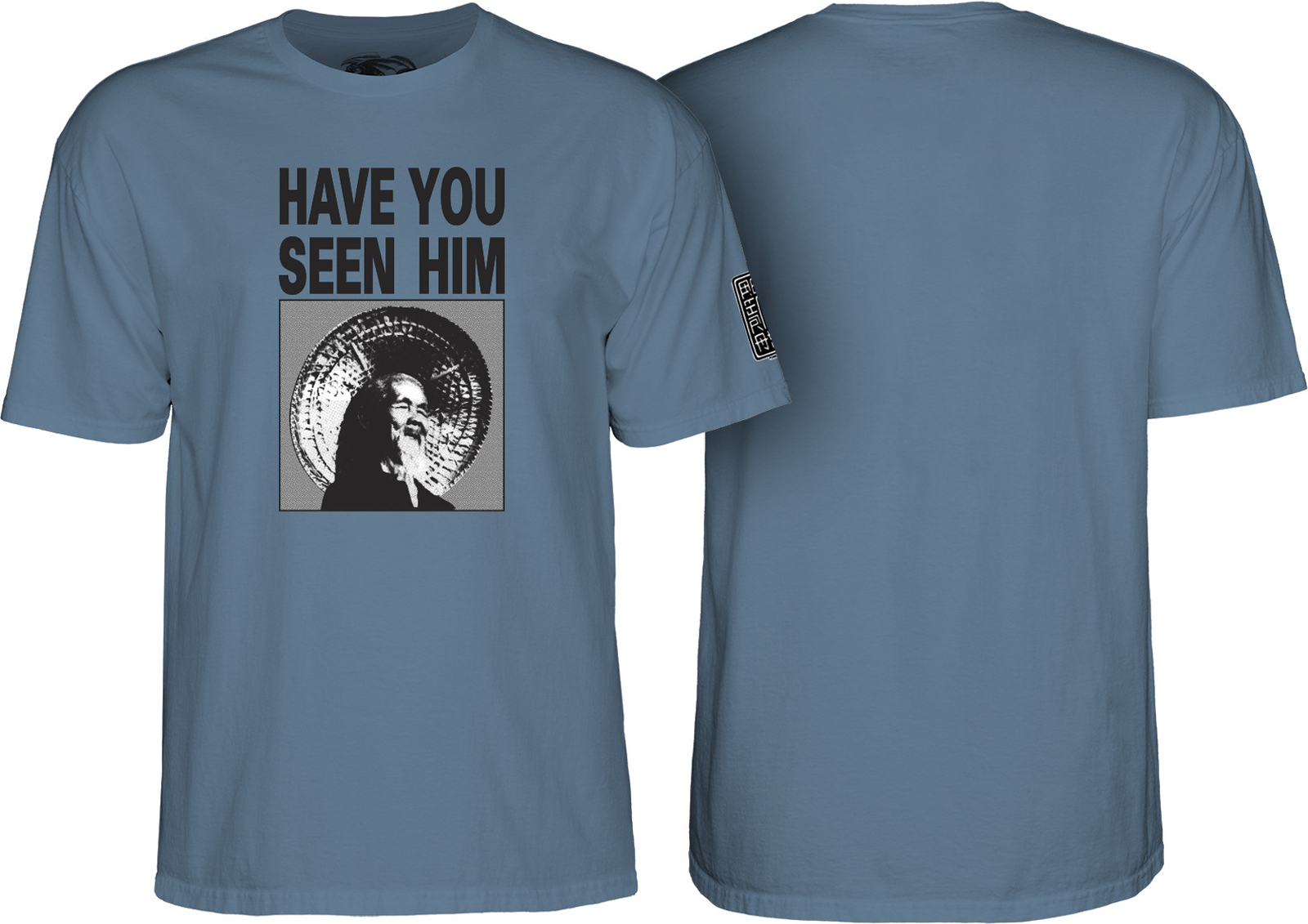 Powell Peralta ANIMAL CHIN HAVE YOU SEEN HIM Skateboard T Shirt INDIGO