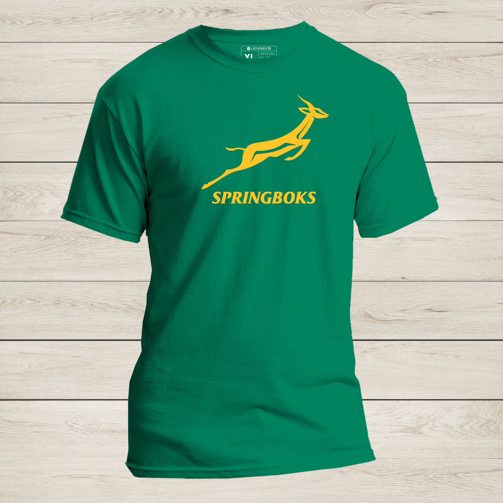 Springboks Unisex Rugby T-Shirt – Soft Modern Fit South African Rugby Tee S-2XL