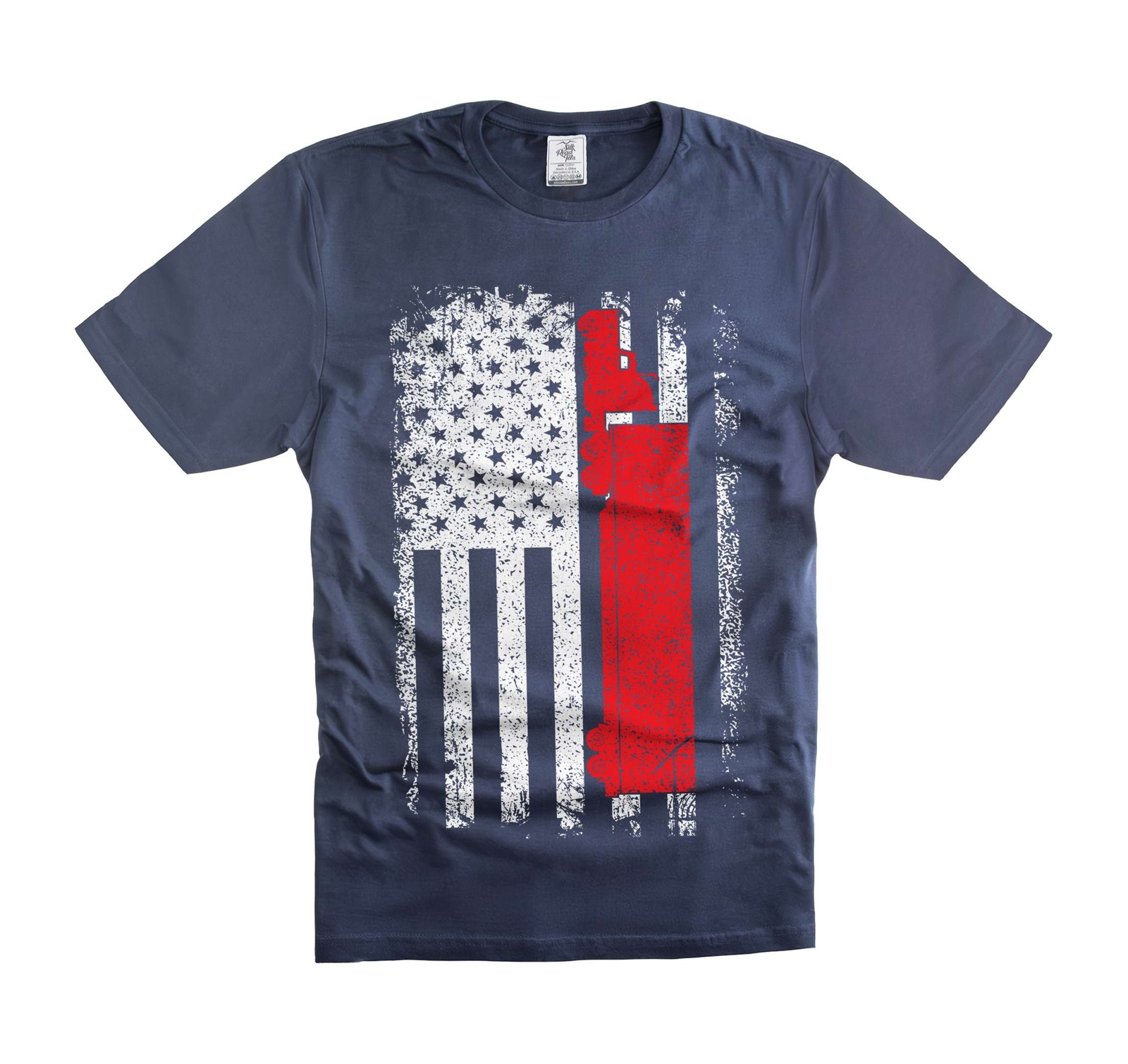 Men’s US American Flag shirs truck driver gifts american trucker shirt