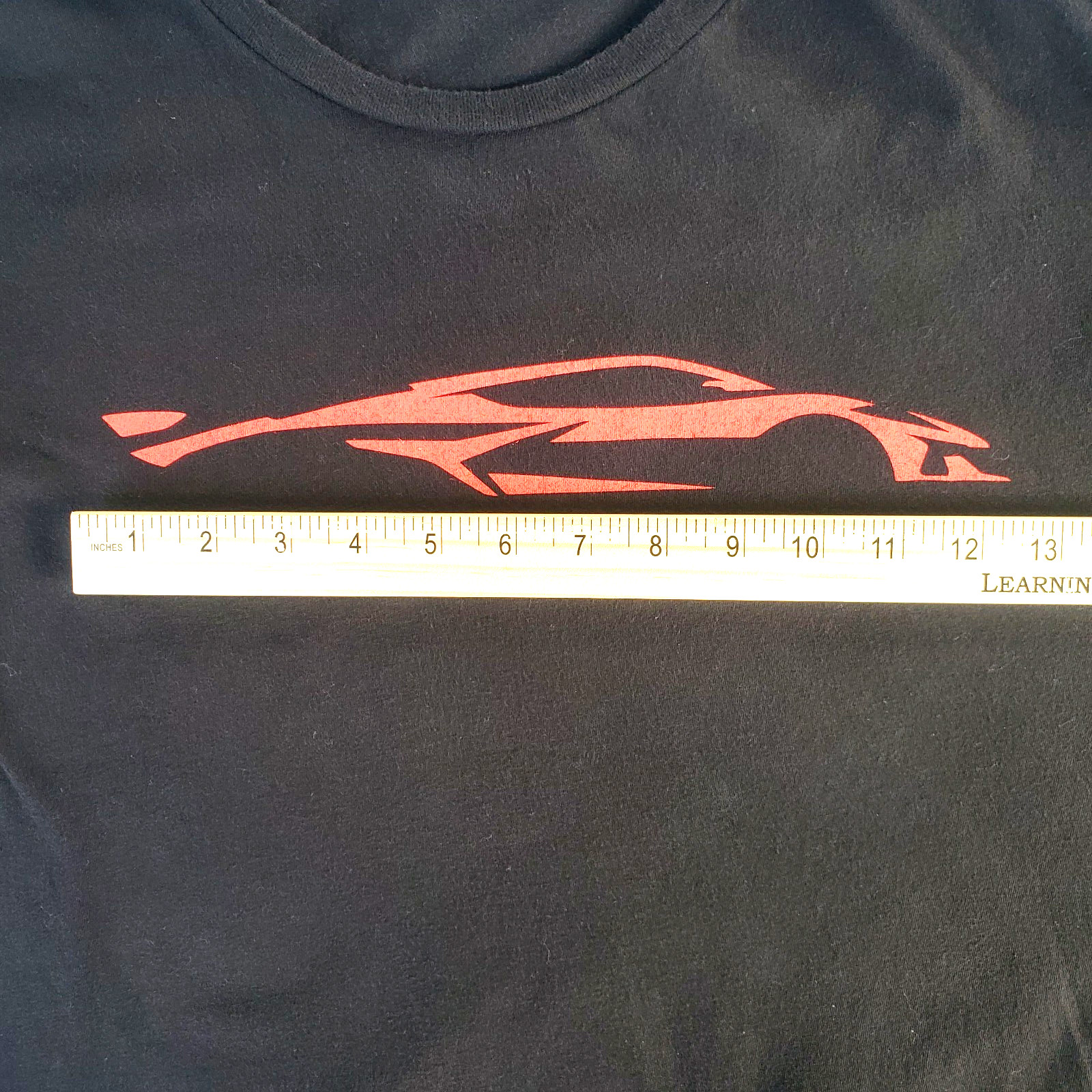 Chevrolet Corvette C8 Z06 Silhouette T Shirt Mens Large Black District