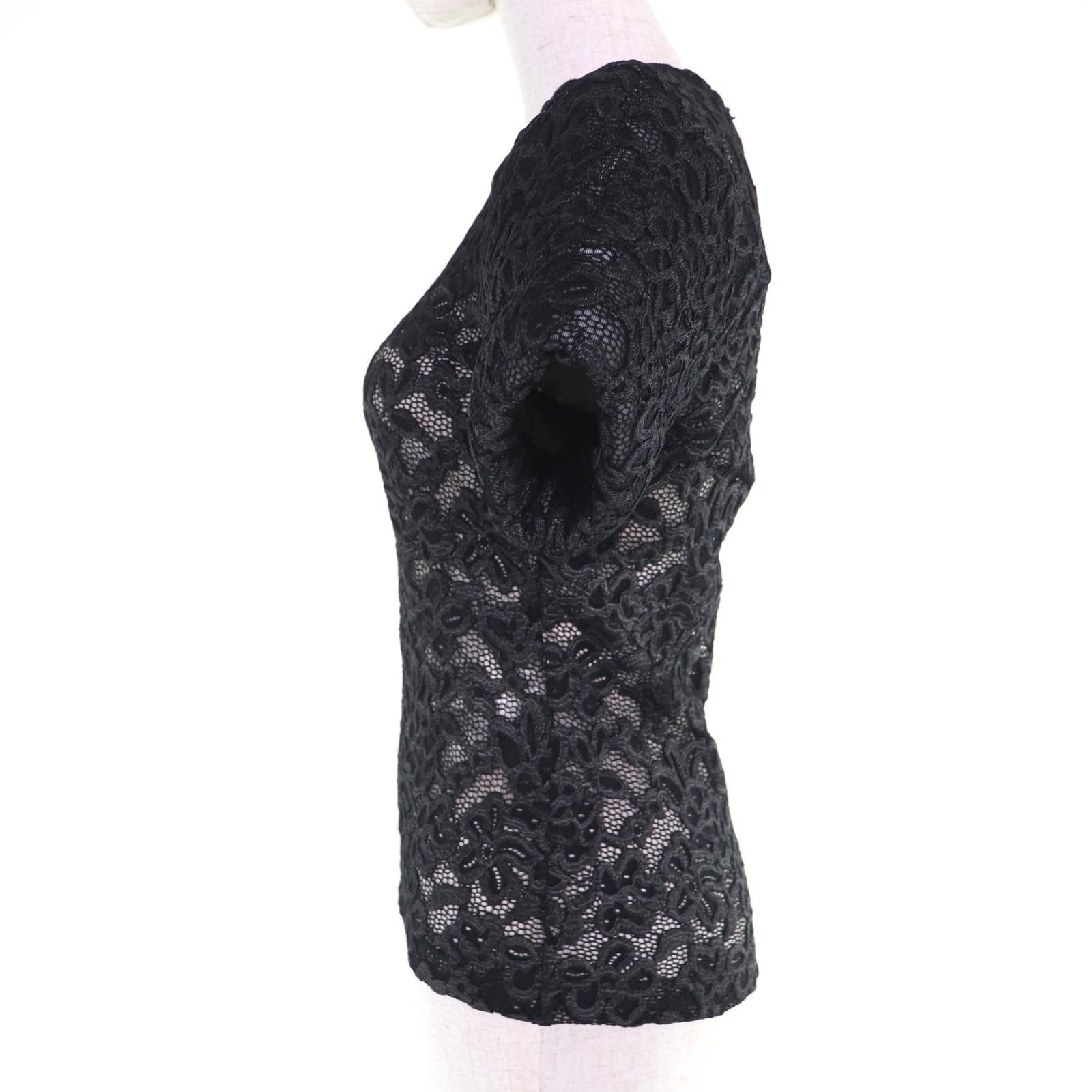 Louis Vuitton Floral Lace Nylon Blend T Shirt – DUTY FREE