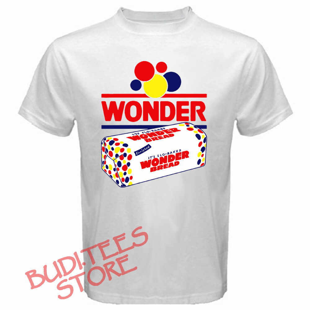 Wonder Bread Classic Talladega Nights Movie Men’s White T-Shirt Size S-5XL