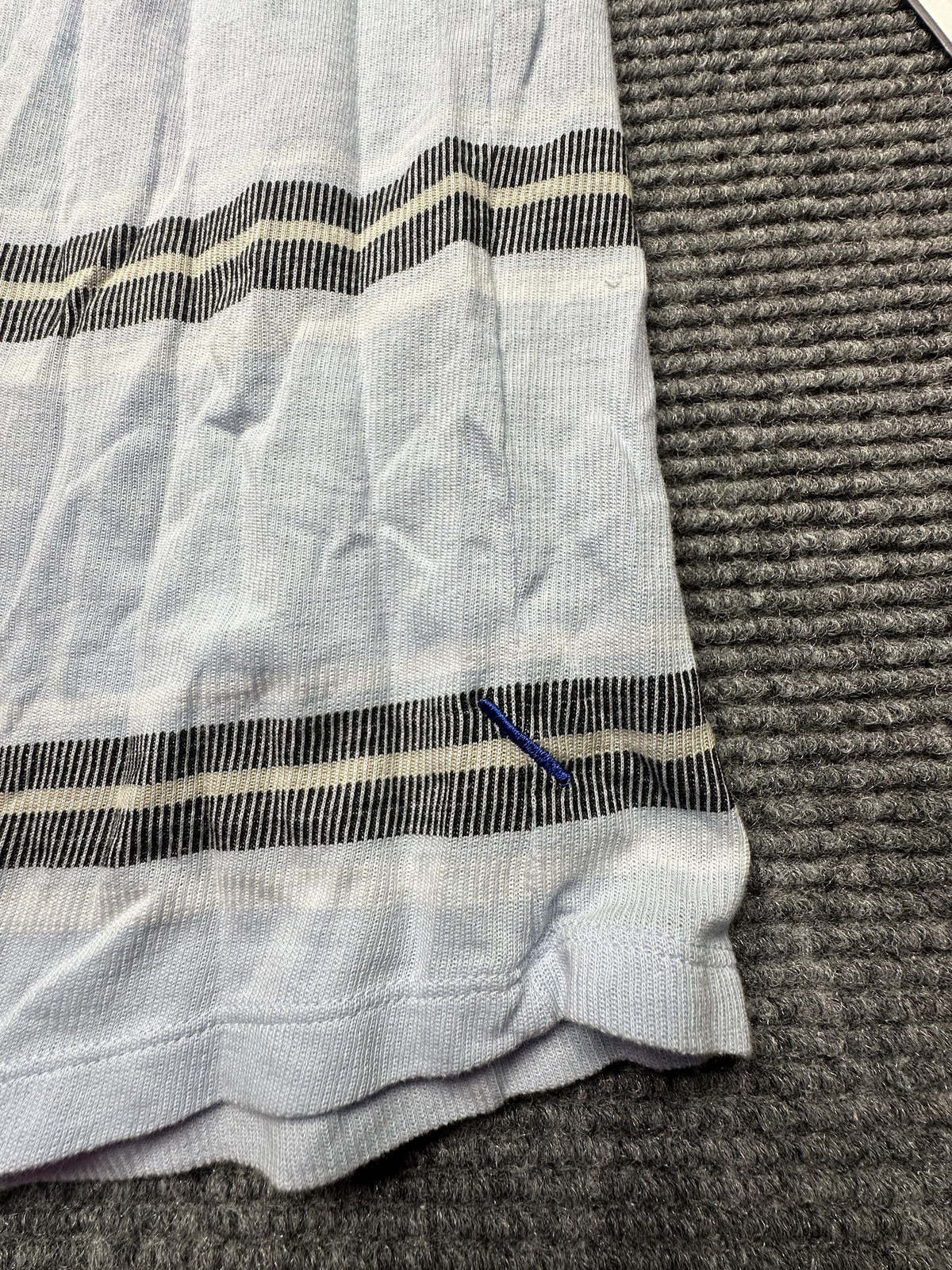 Saturdays New York City Tank Top Mens Small Sky Blue Stripe Nick S Lightweight