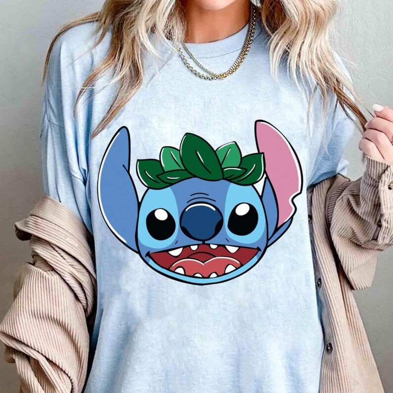 Stitch Lilo Big Face Shirt, Retro Stitch Shirt