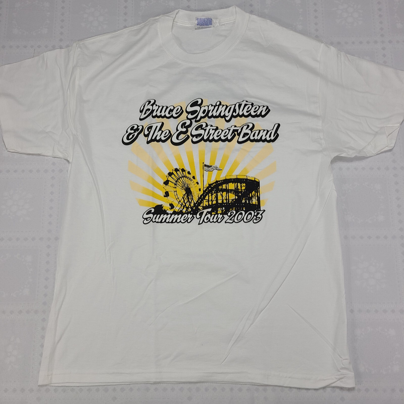 Bruce Springsteen & E Street Band Giants Stadium 2003 Event T Shirt Large #Q08