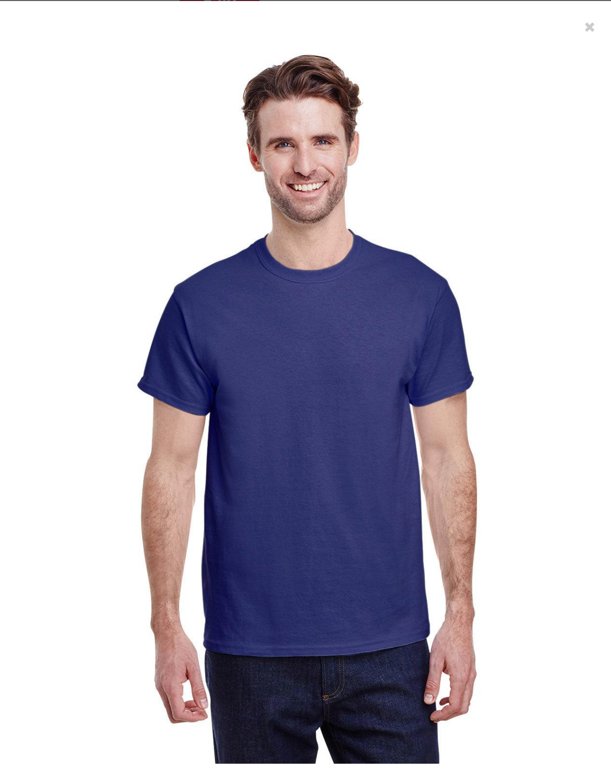 Gildan Mens G500 Premium Short Sleeve Heavy Cotton Plain Casual T-Shirt Pack 6