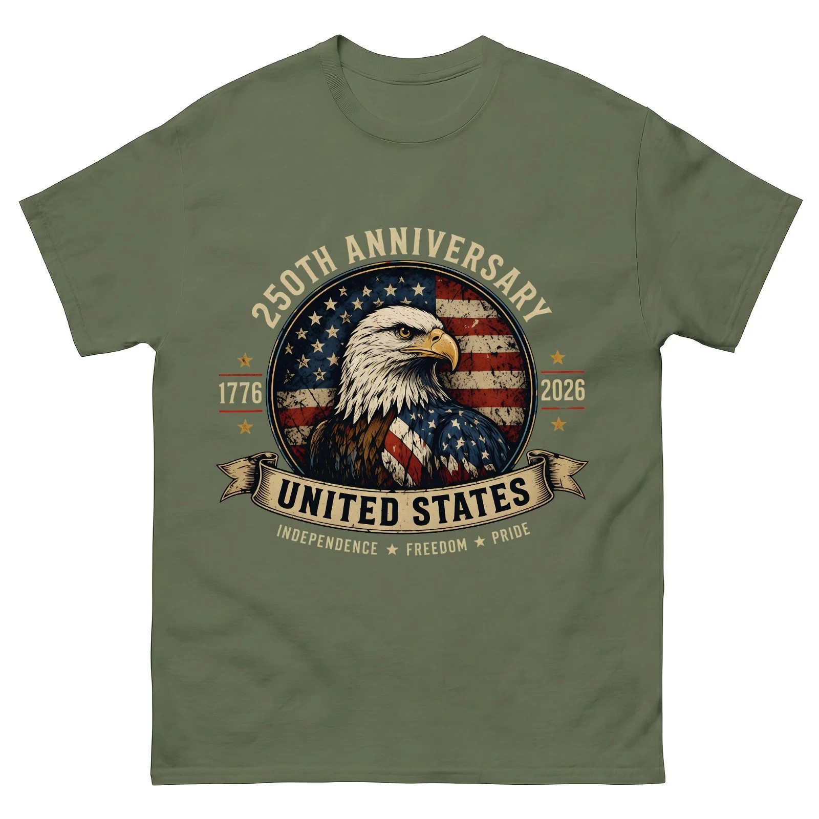 250th-Anniversary-United-States-Shirt,-Patriotic-Eagle-T-Shirt,-America-1776