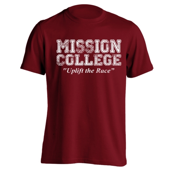 Mission College School Daze Retro 80S Movie Maroon Men’s T-Shirt
