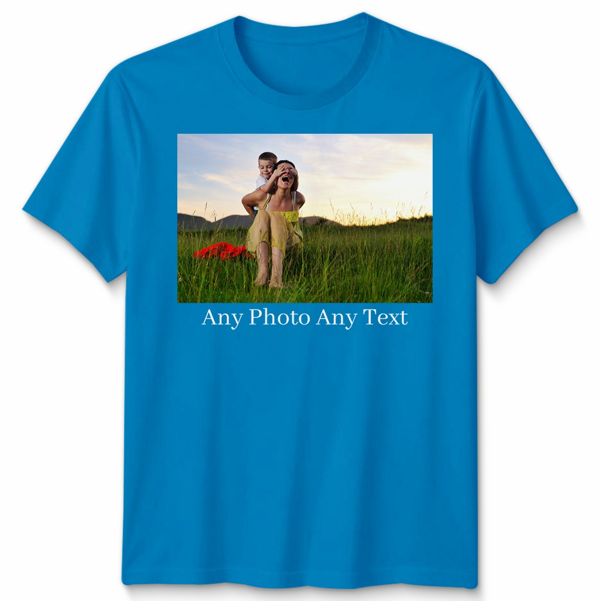 Personalised Unisex Stag T Shirt Custom Image Picture Photo Text Customised Tee