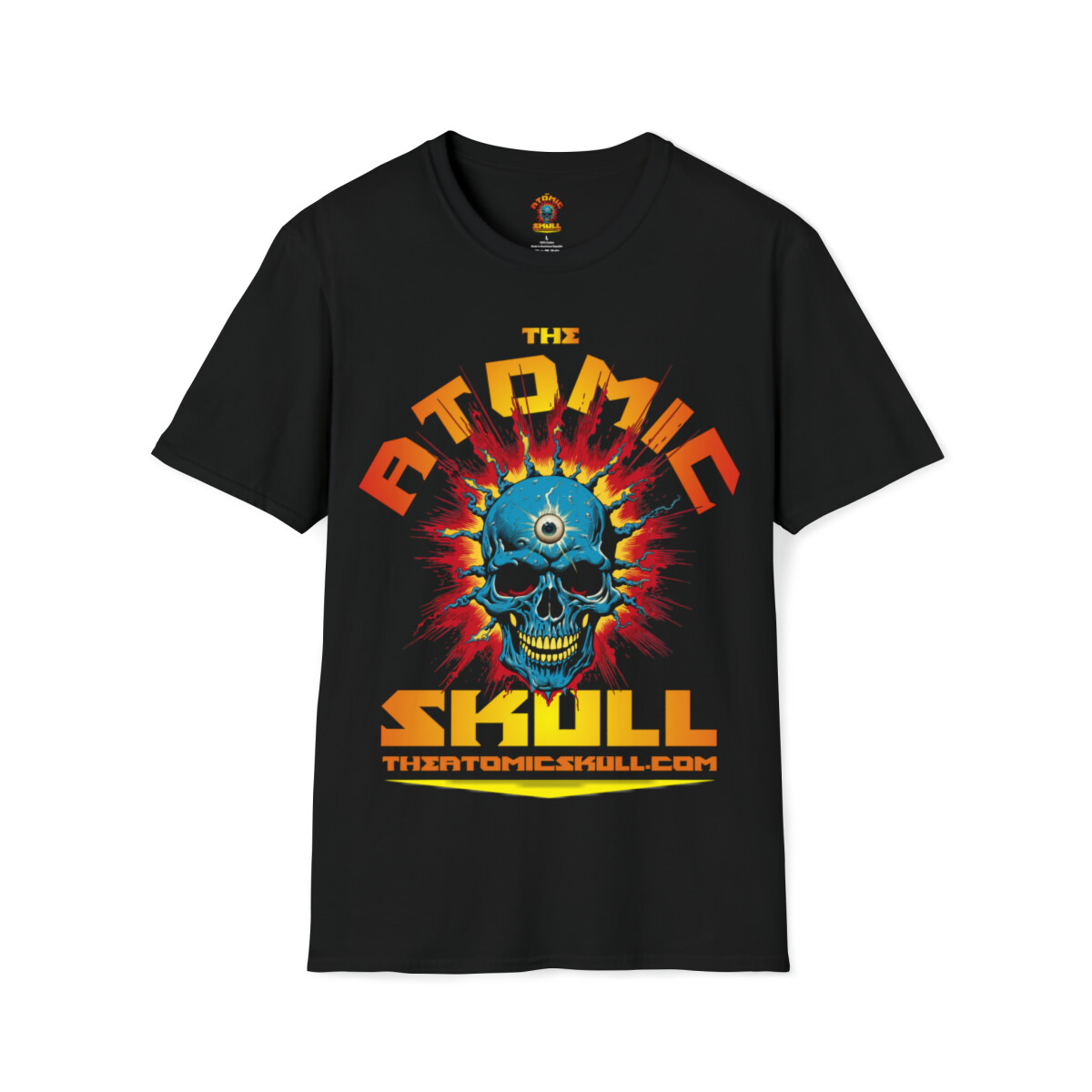Atomic Skull – Unisex Softstyle T-Shirt