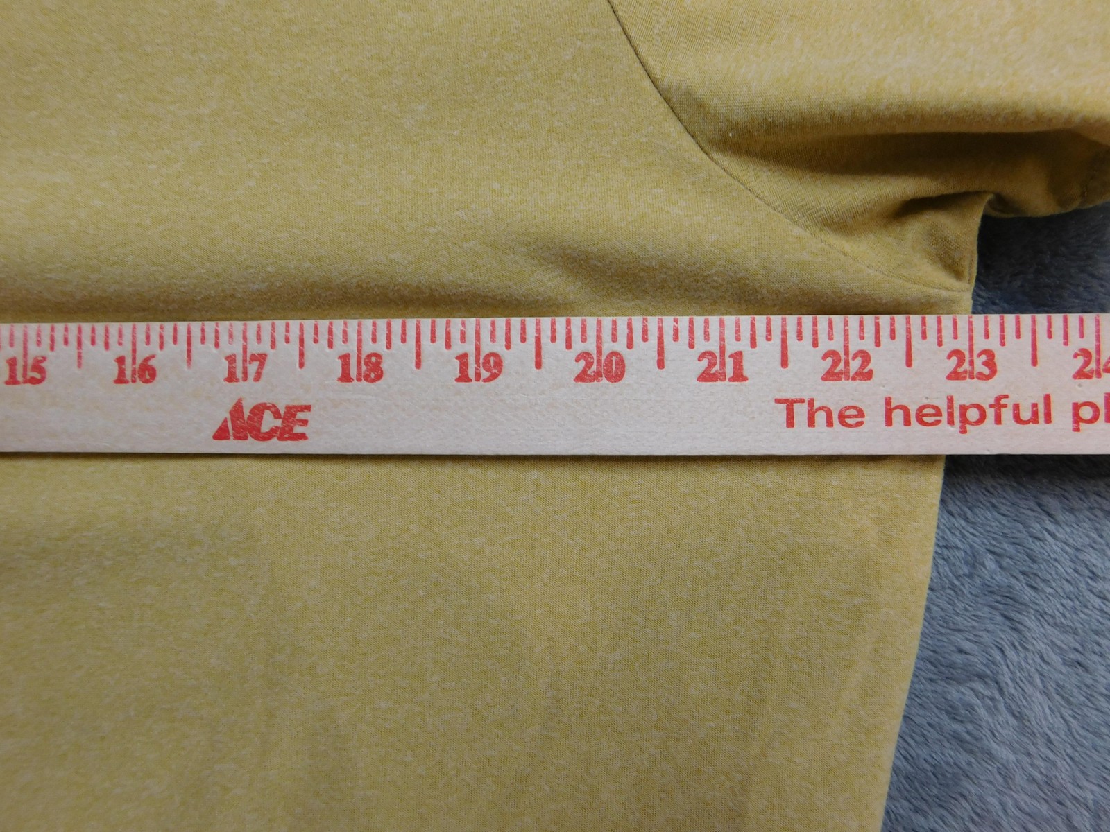 Tallwoods Shirt Mens L Yellow Henley Short Sleeve Polyester Spandex Jersey