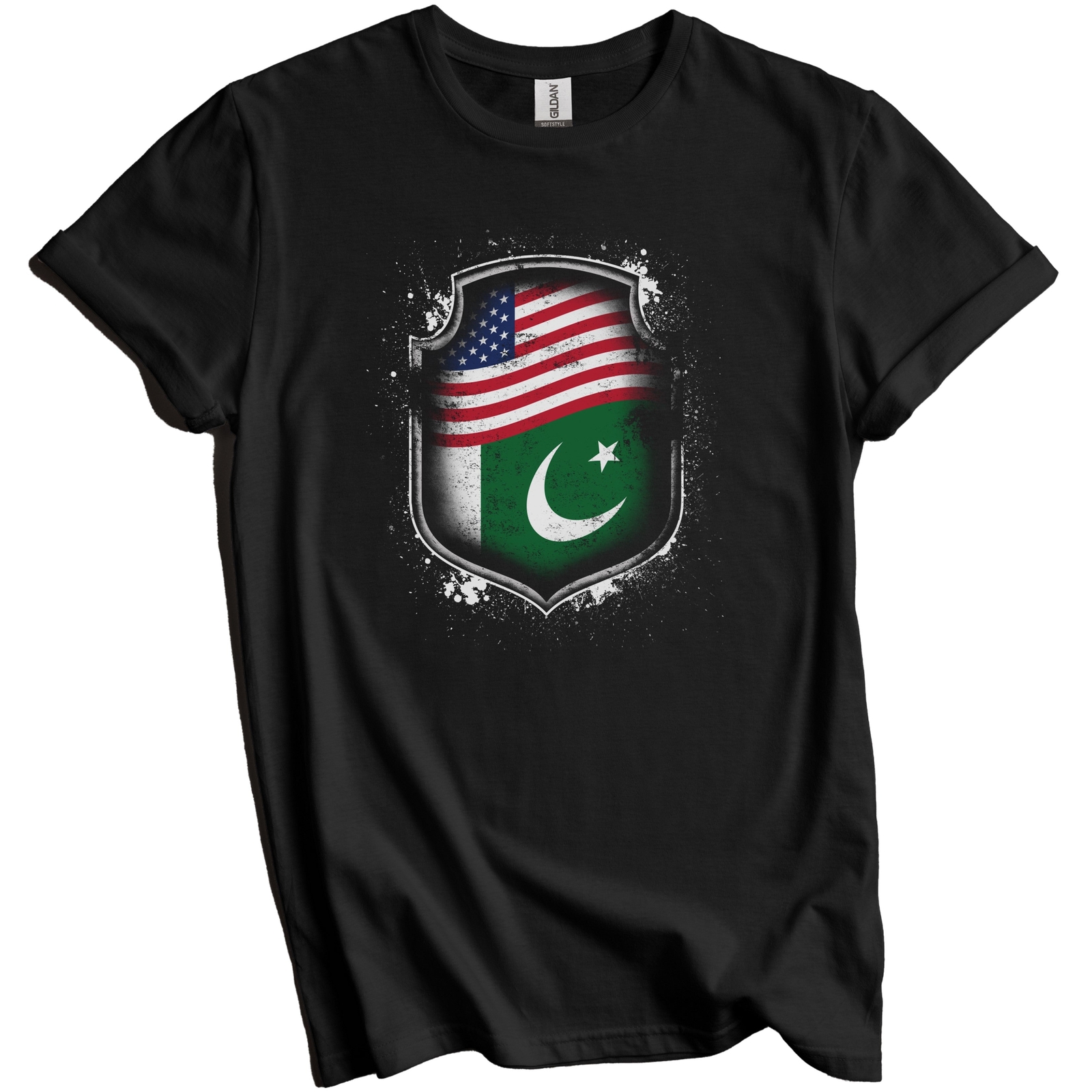 Pakistani American Shirt Flags Of Pakistan and America T-Shirt