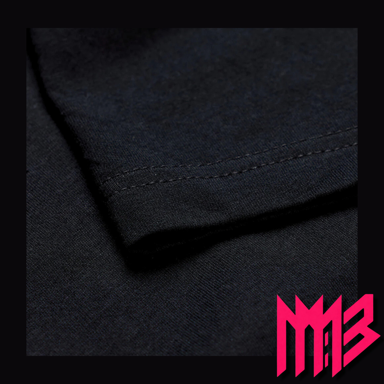 Mens Ultra Soft Premium Black Crew Neck T-Shirt 60/40 Cotton Athletic Fit