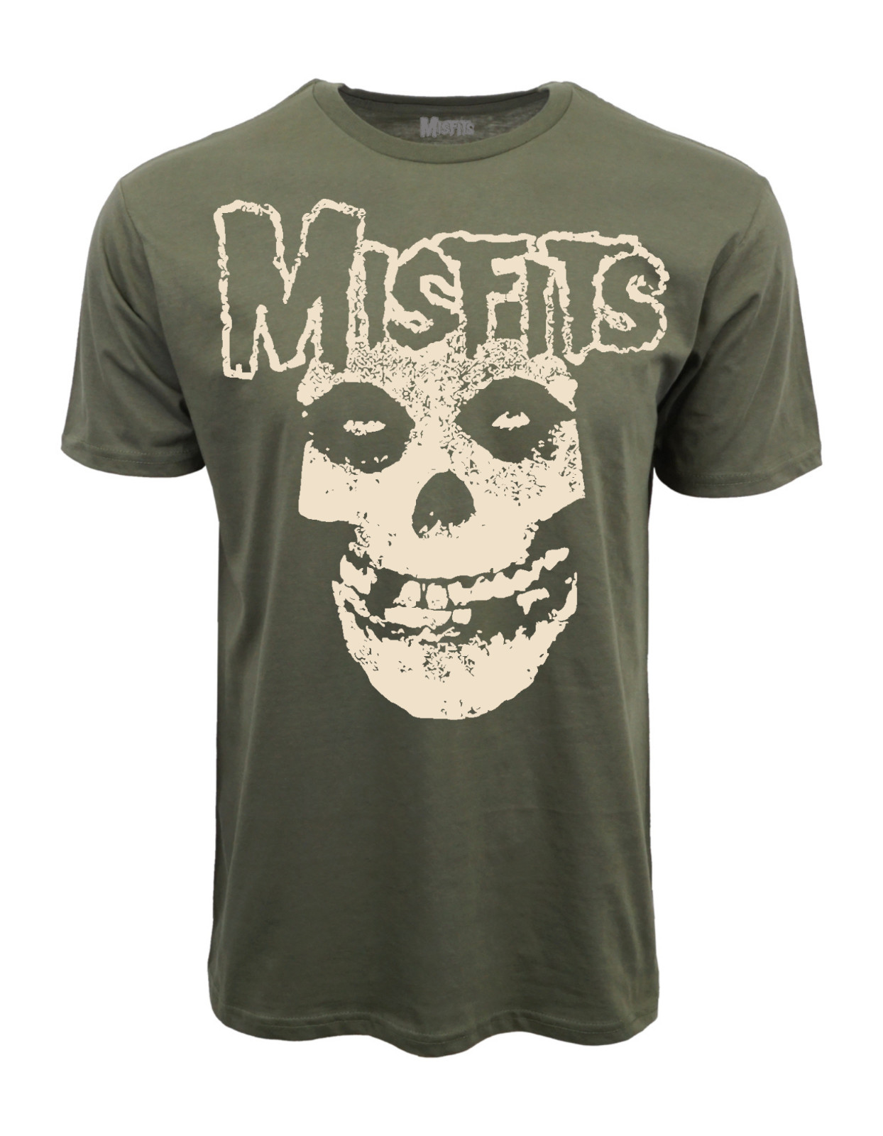 MISFITS FIEND SKULL GREEN GRAPHIC T SHIRT