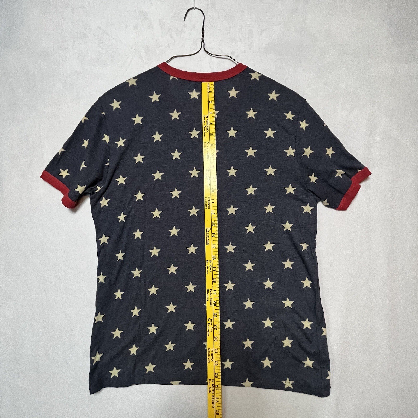 Little Mountain Print Shoppe ‘Murica T-Shirt USA Patriotic Soft Tri-Blend Large