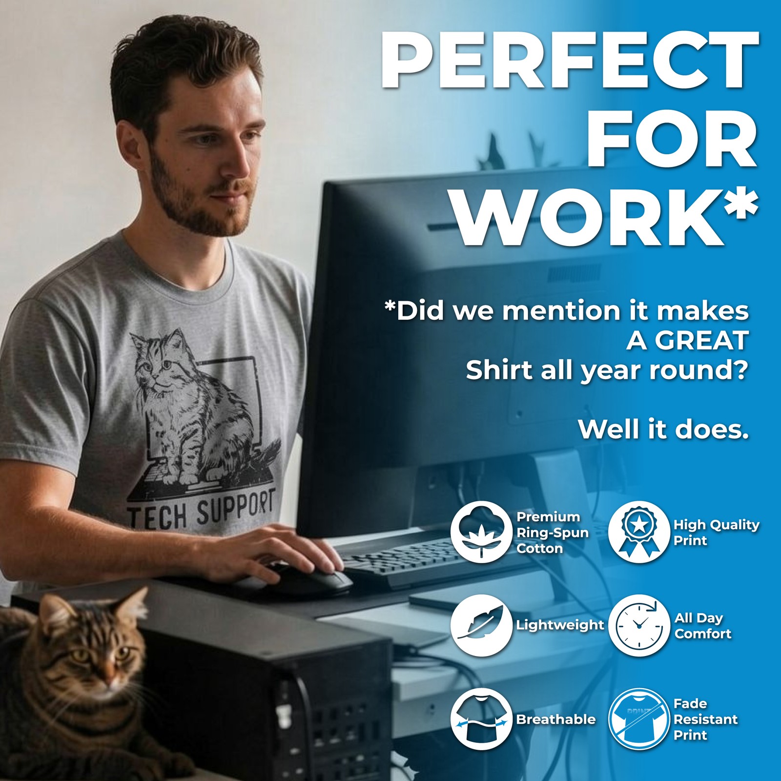 Mens Warning to Avoid Injury Don’t Tell Me How to Do My Job T Shirt Funny Work
