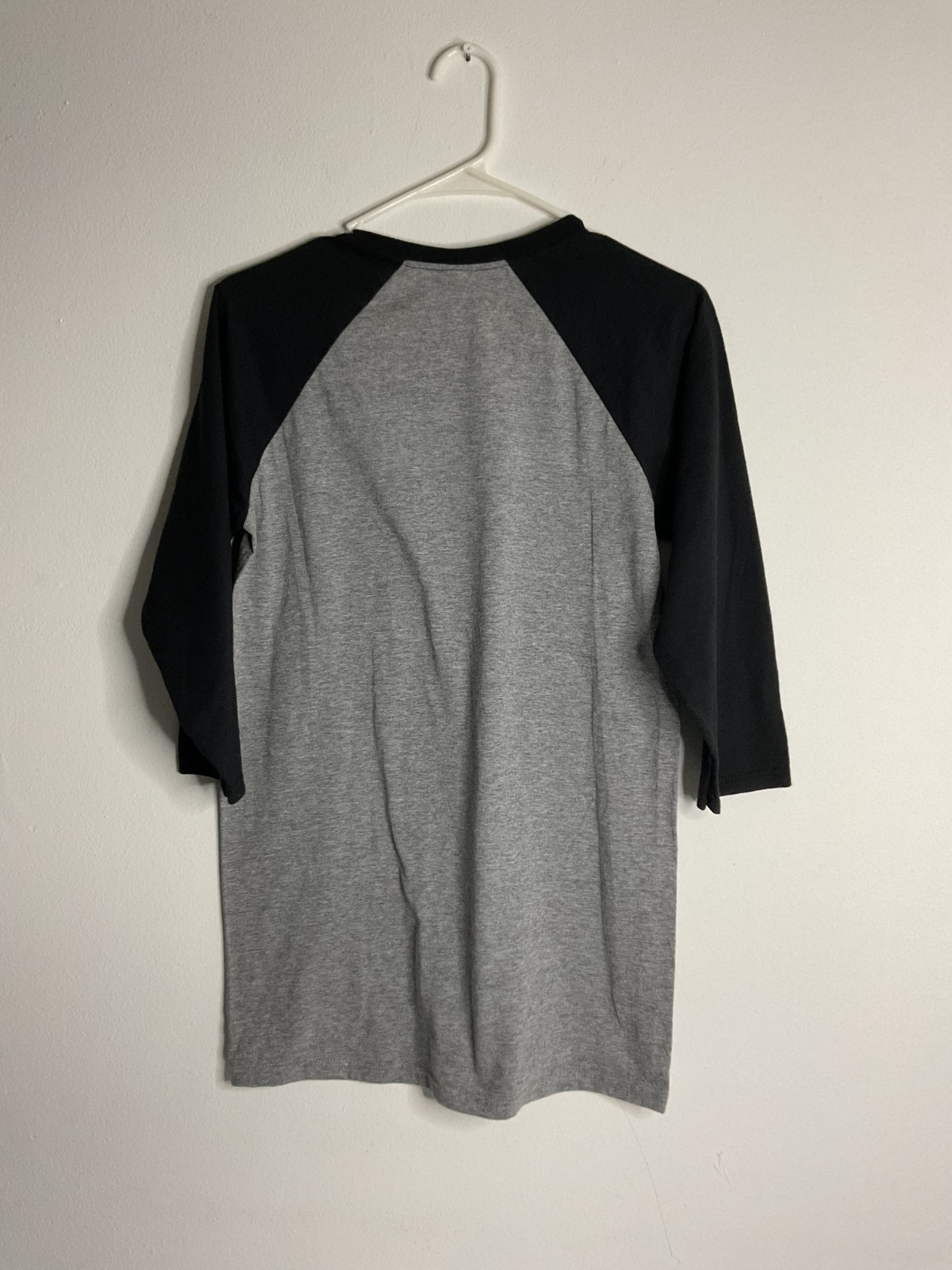 Jerzees Men’s Tri Blend T-Shirt 3/4 Sleeve Soft Raglan Baseball Tee Size S