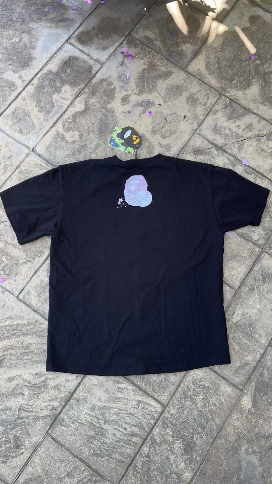 A Bathing Ape BAPE Black Ape Head Graphic Tee Men’s SIZE SMALL Cotton