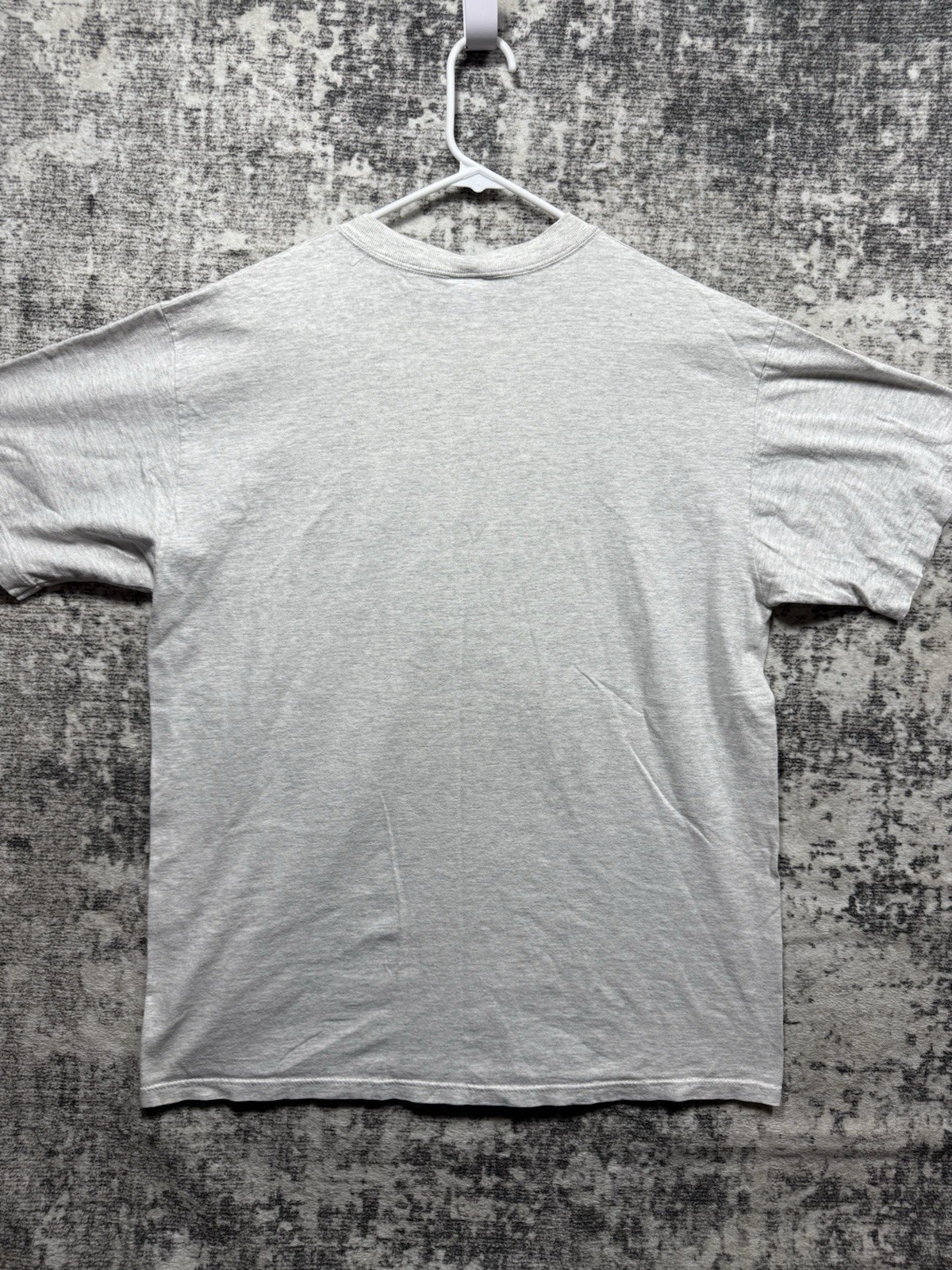 Vintage Russell Athletic Blank T Shirt Men’s Size Large Gray USA Made 90s
