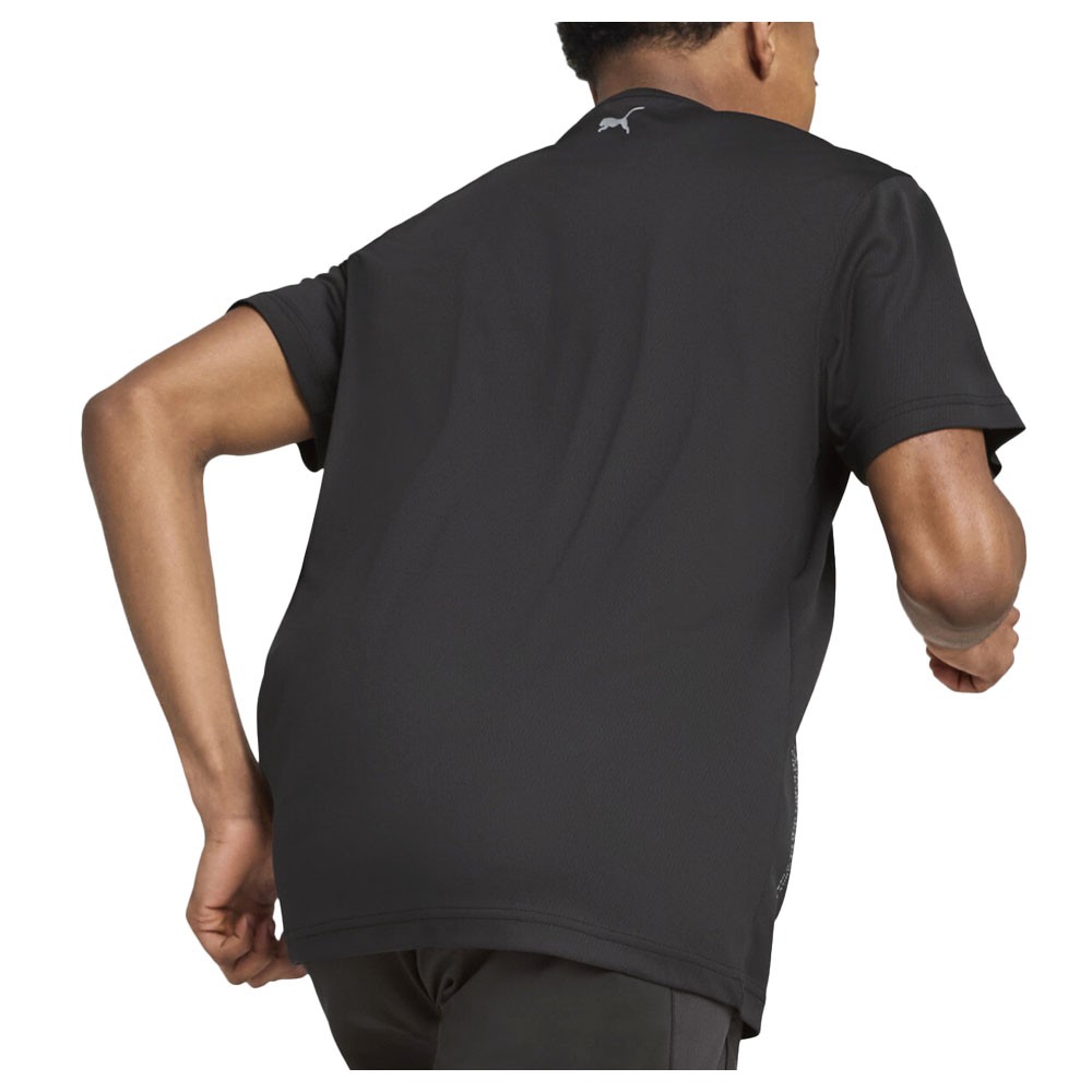 PUMA Graphics Running Illustration Crew Neck Short Sleeve Athletic T-Shirt Mens