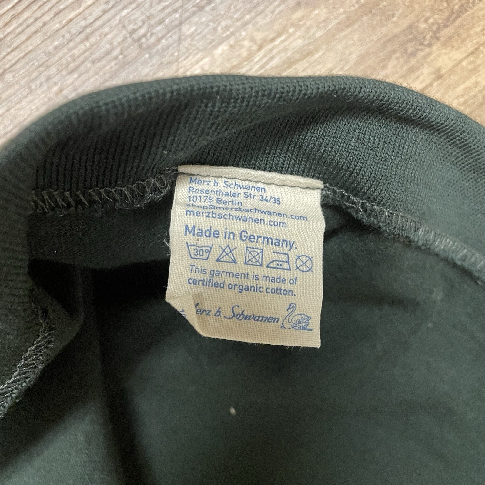 Merz B Schwanen T-Shirt Green Loopwheeled Germany Cotton Men’s 7/XL