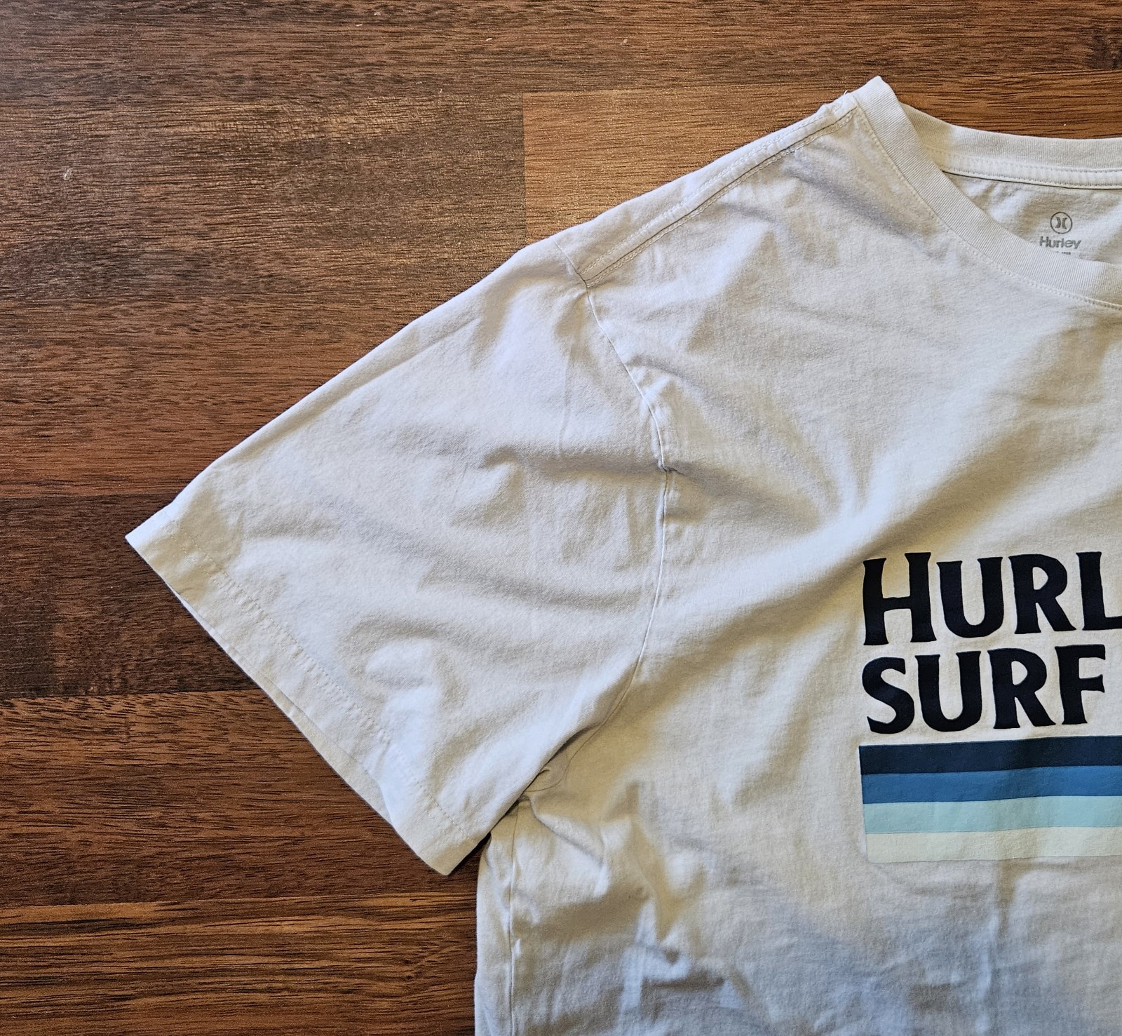 N/A HURLEY mens big &tall T-shirt SIZE 2XL COLOR WHITE