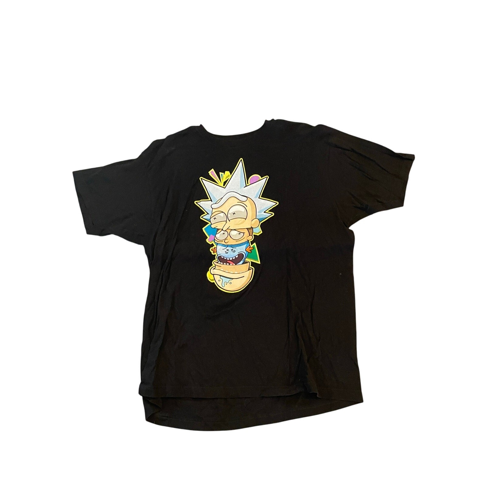 Rick and Morty adult swim 2017 rare retro shirt ripple junction XL