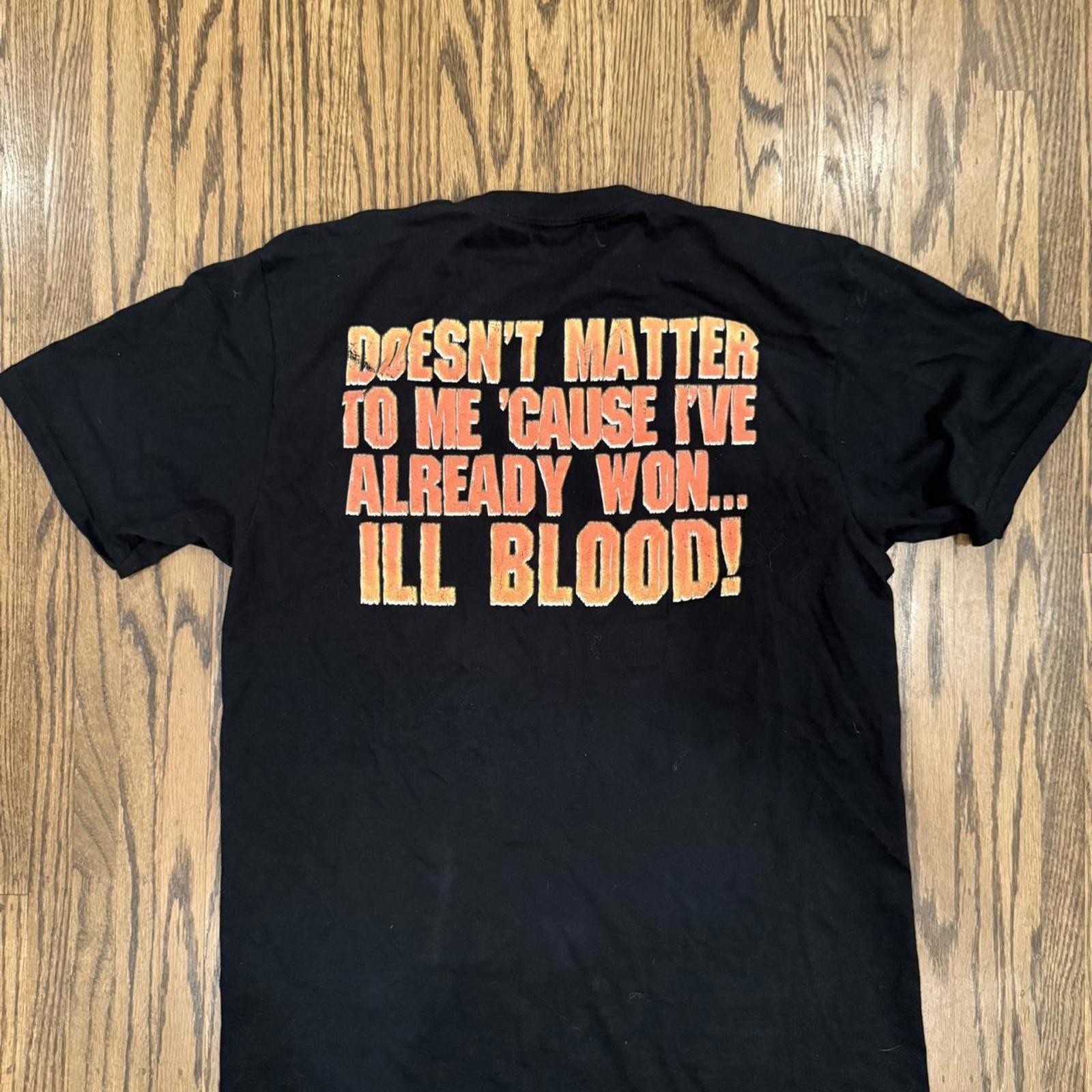 No Warning – Ill Blood Biker Rat Shirt – L