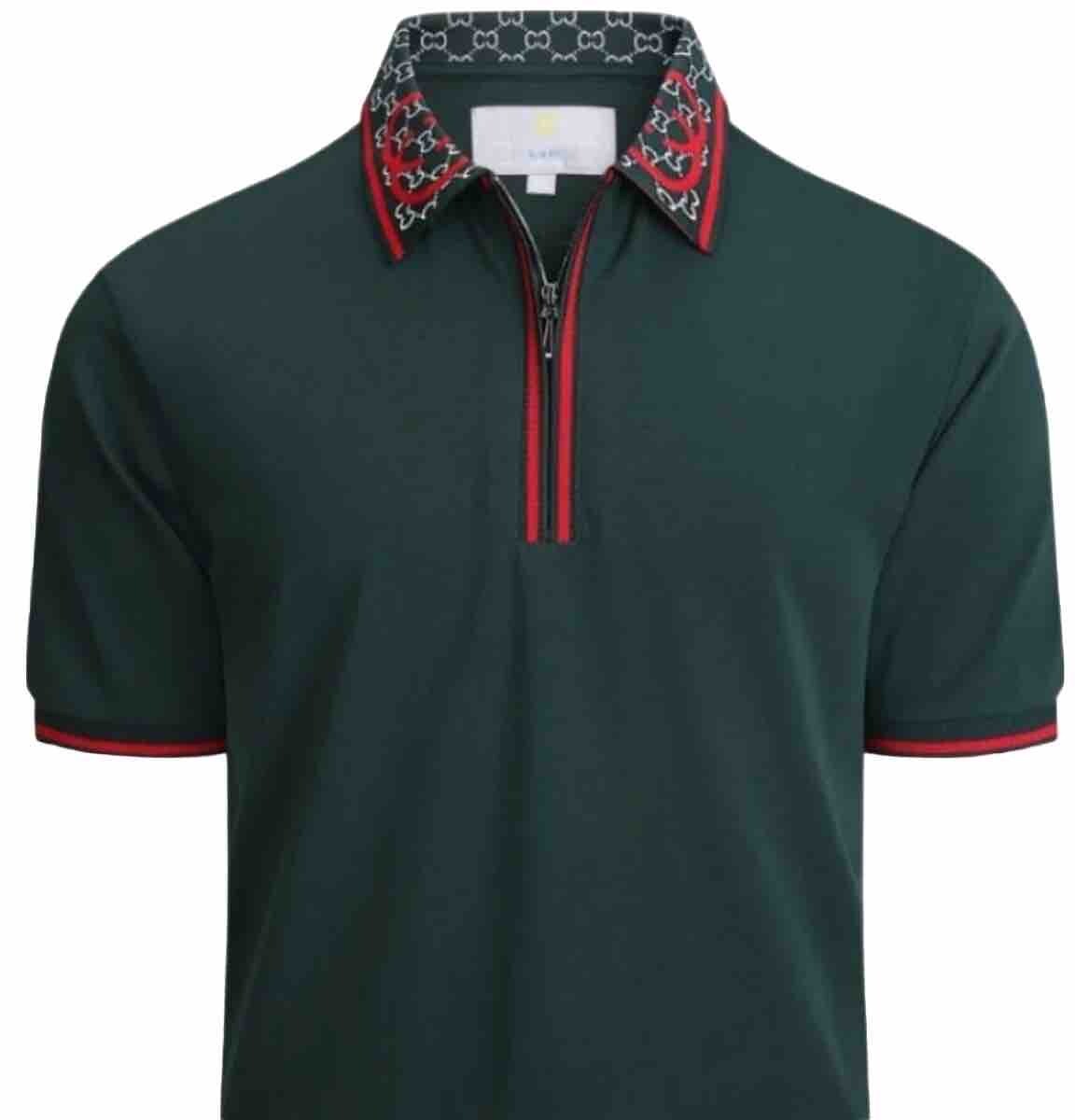 Men’s Luxurious Fine Cotton Polo Shirt,Italian Style,Stretch M to 3XL……C8.A