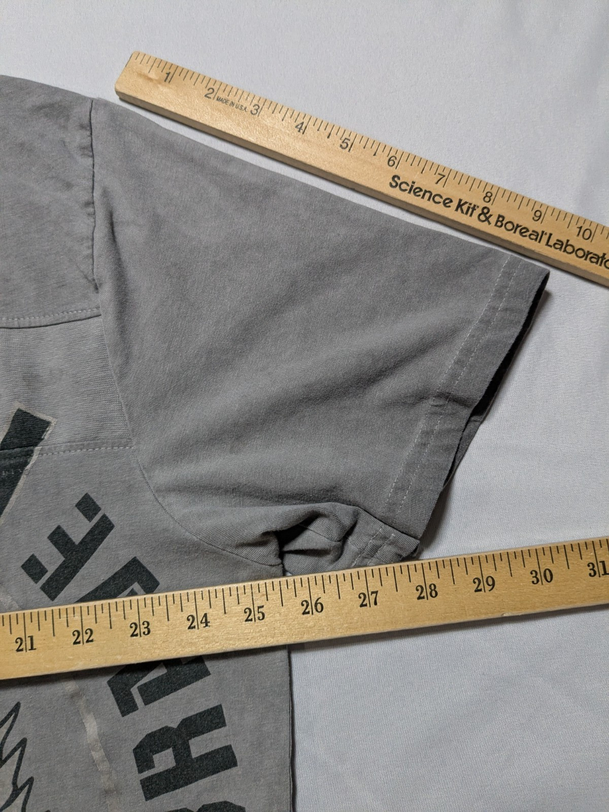 HEADRUSH FORTUNE FAVORS THE BRAVE x FEAR NONE – Men 2XL Gray T-Shirt