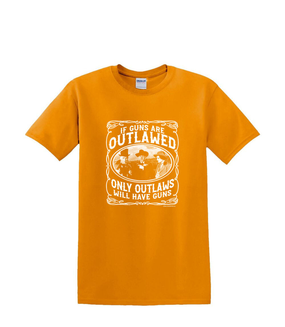 T-Shirt S to 2XL 3XL – THREE STOOGES OUTLAWS – HUMOR FUNNY MOE CURLY SHEMP LARRY