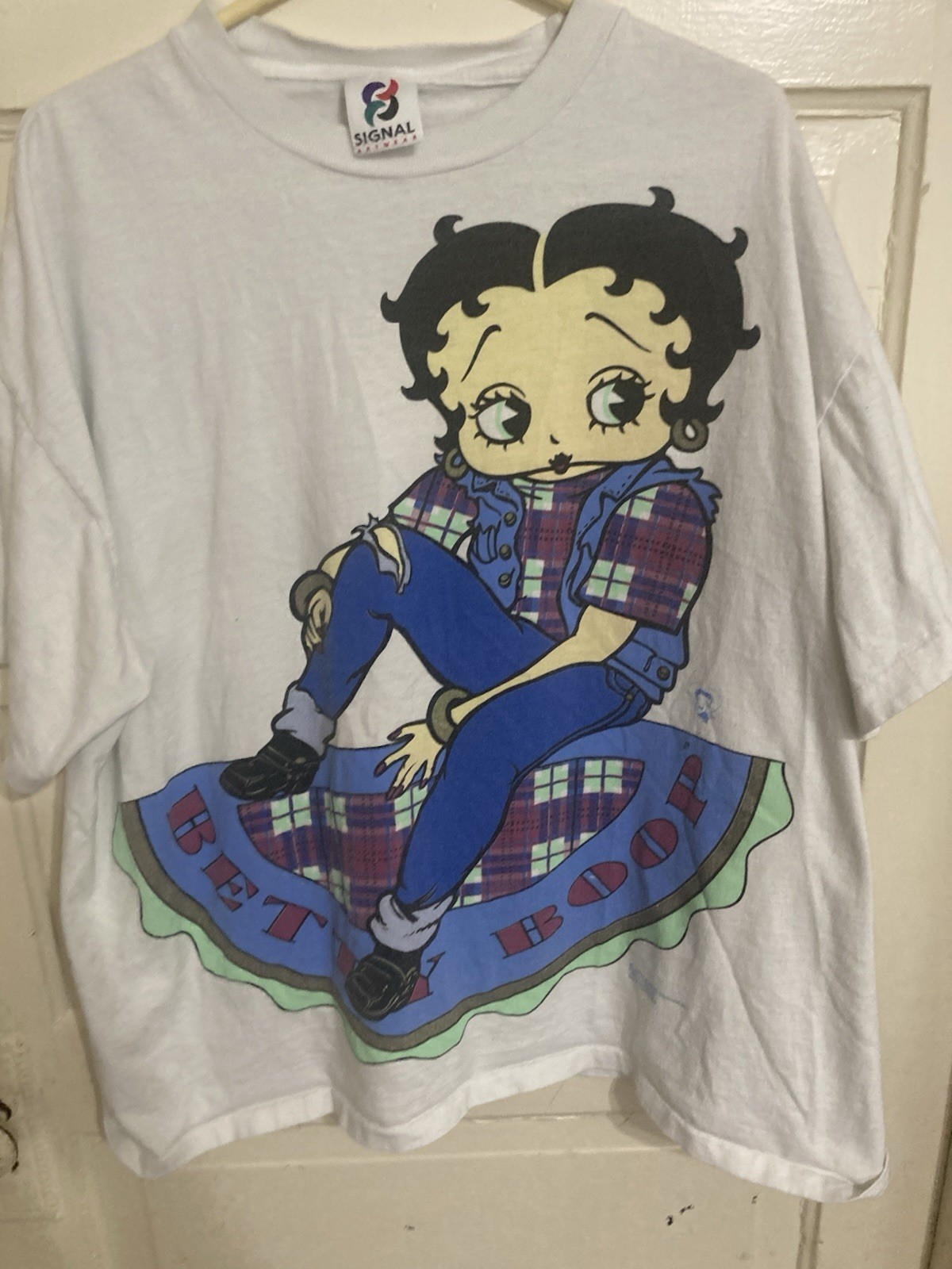 Betty Boop Two Double Side Single Stitch Graphic Shirts Vintage 1994 Size XL