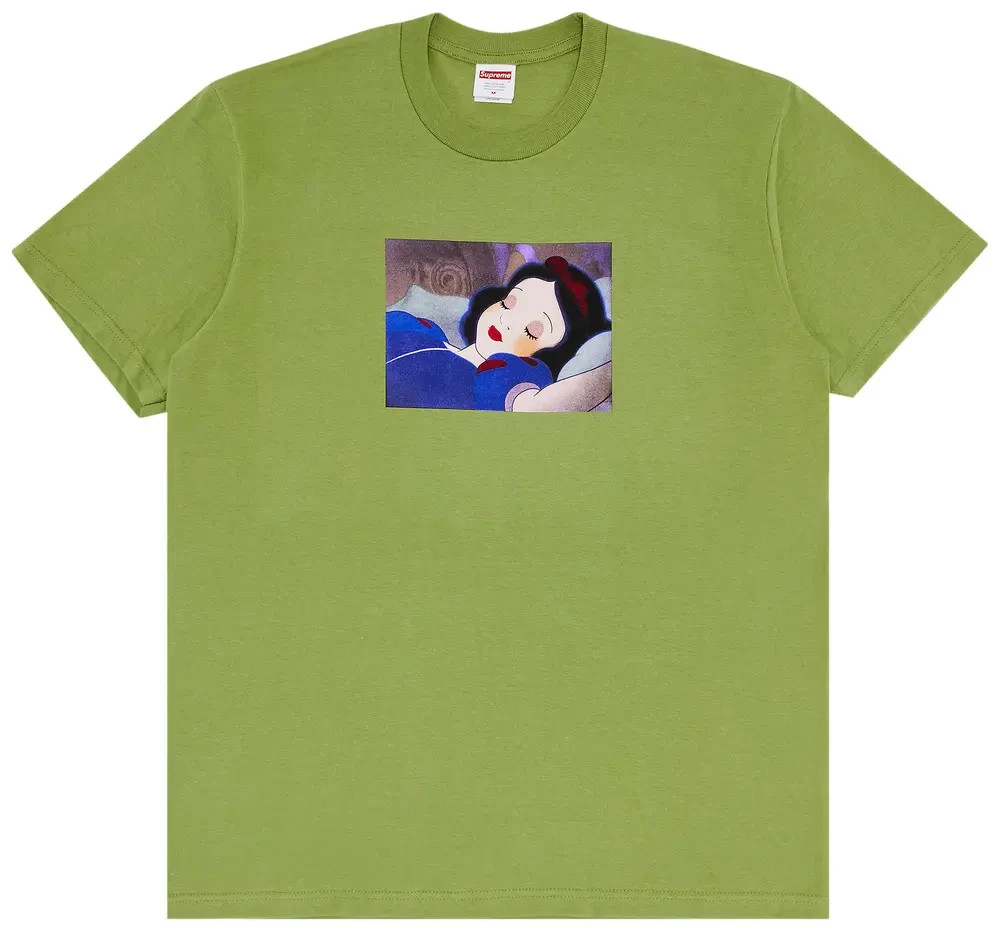 Supreme Snow White Tee Moss FW24