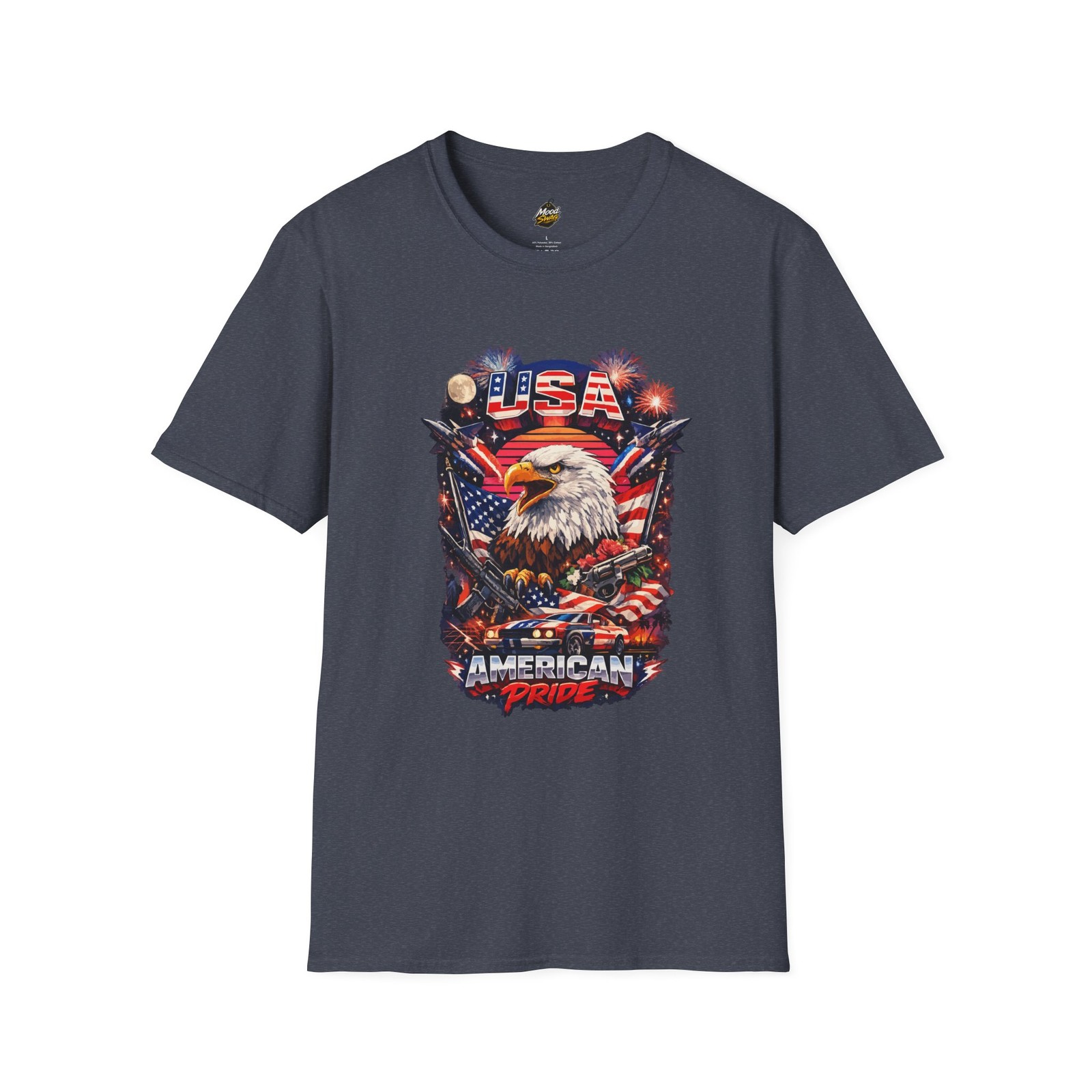 80s USA Patriotic Eagle Shirt | Retro American Pride Graphic Tee