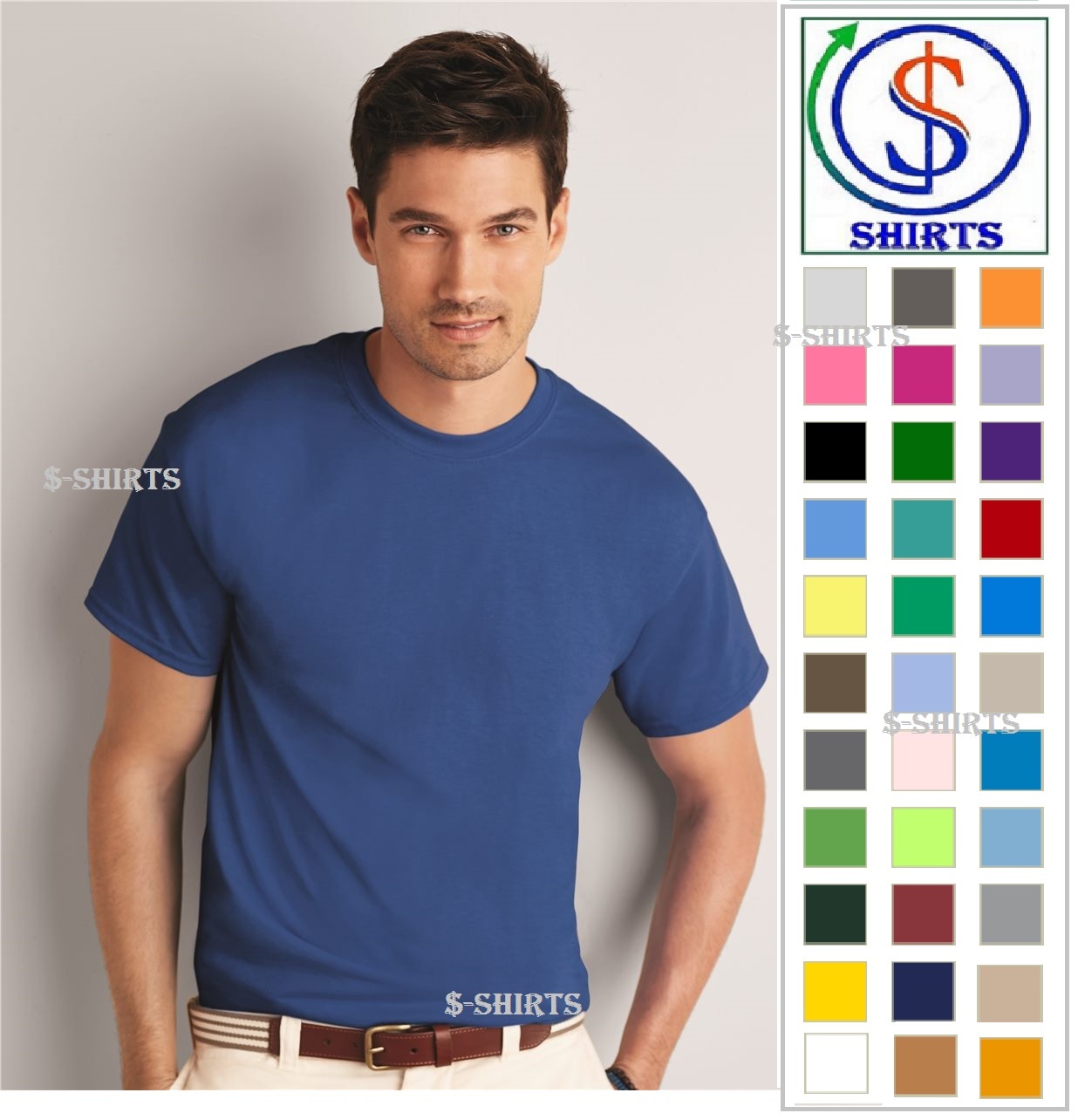Gildan DryBlend 50/50 T-Shirt – 8000 G800 Men’s S- 5XL New SALE preshrunk cotton