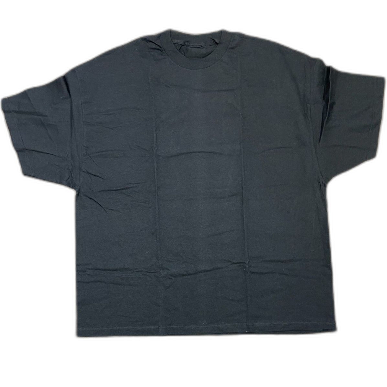 New Alstyle 100% Heavy Cotton Black Plain T-Shirt Men’s SIZE XL