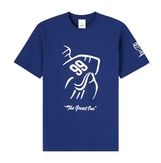 OVO x Wayne Gretzky Blue Tee Shirt – Small – New