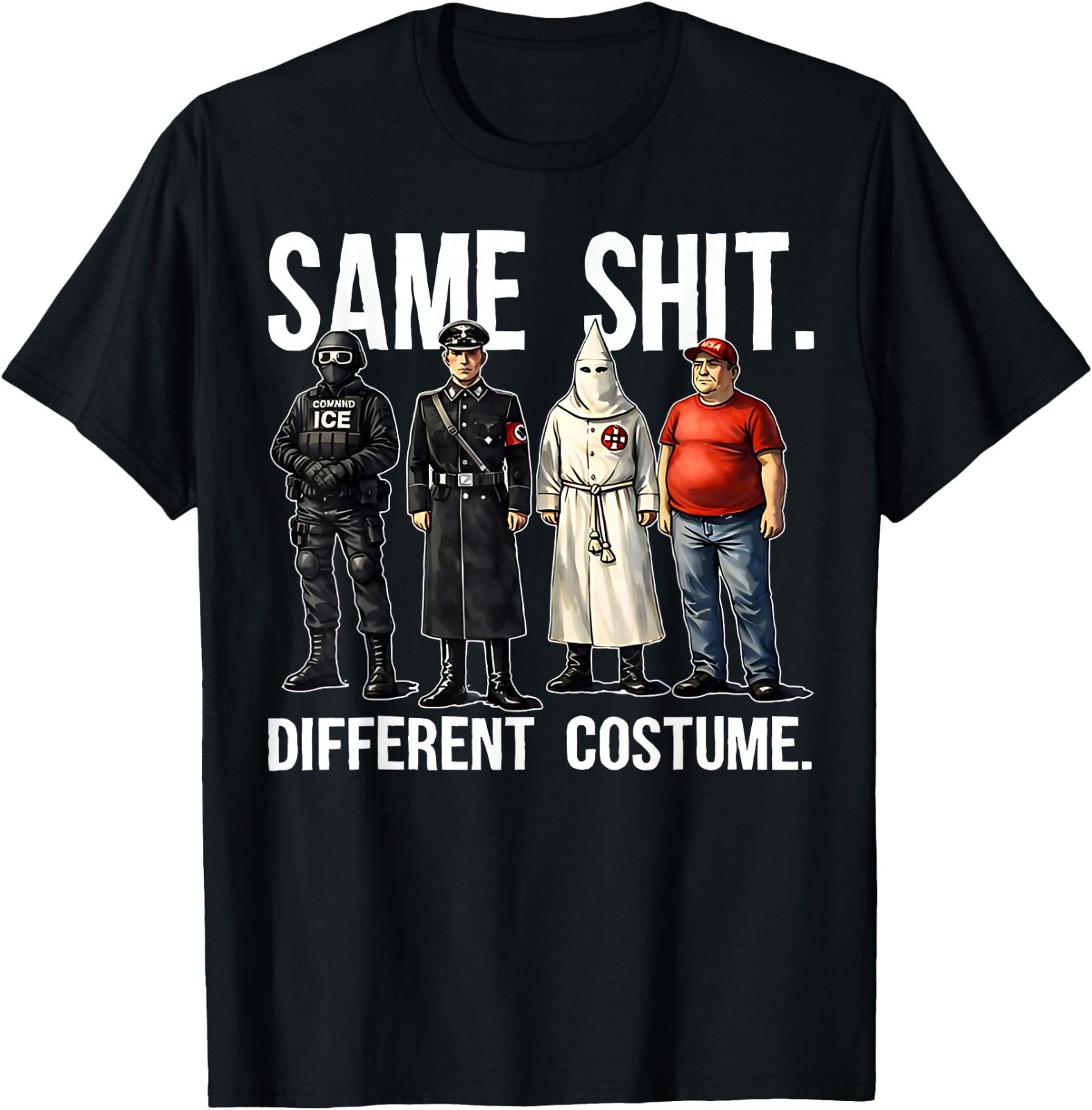 Same Shjt Different Costume T-Shirt , Unisex Tee, Gildan 5000